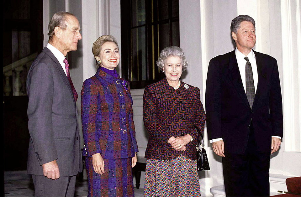 Elżbieta II i prezydenci USA: Bill Clinton