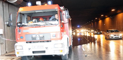 Tunel Wisłostrady znowu zalany! Kilka godzin po otwarciu!