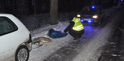 Dramat na kuligu. Nastolatka walczy o życie