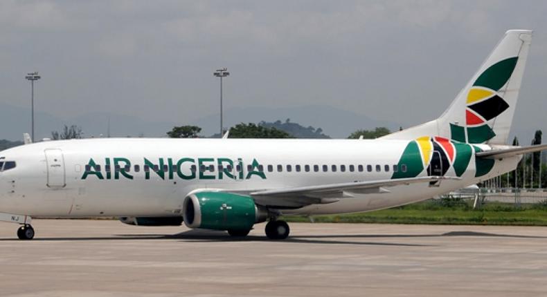 Air Nigeria plane. (Premium Times)