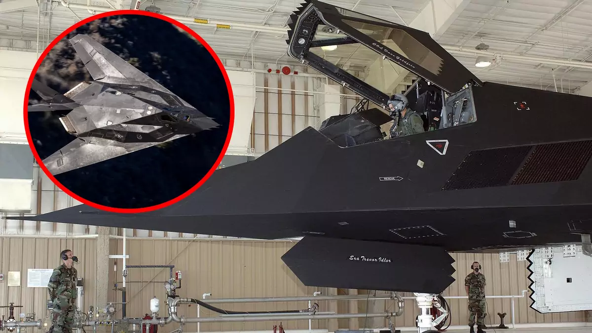 Mimo upływających lat samolot F-117 cały czas imponuje swoim ponadczasowym wyglądem