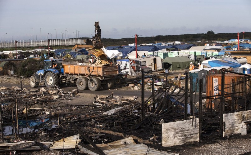 POZOSTAŁOŚCI PO 'DŻUNGLI' W CALAIS