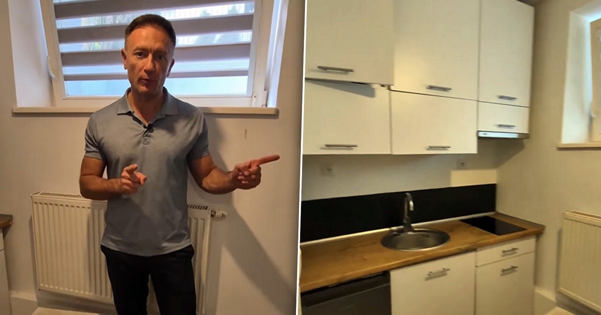 Pokazał mieszkanie mniejsze od kojca dla psa. Internauci dali mu popalić