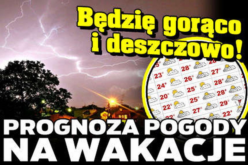 Będzie gorąco i deszczowo! PROGNOZA POGODY NA WAKACJE