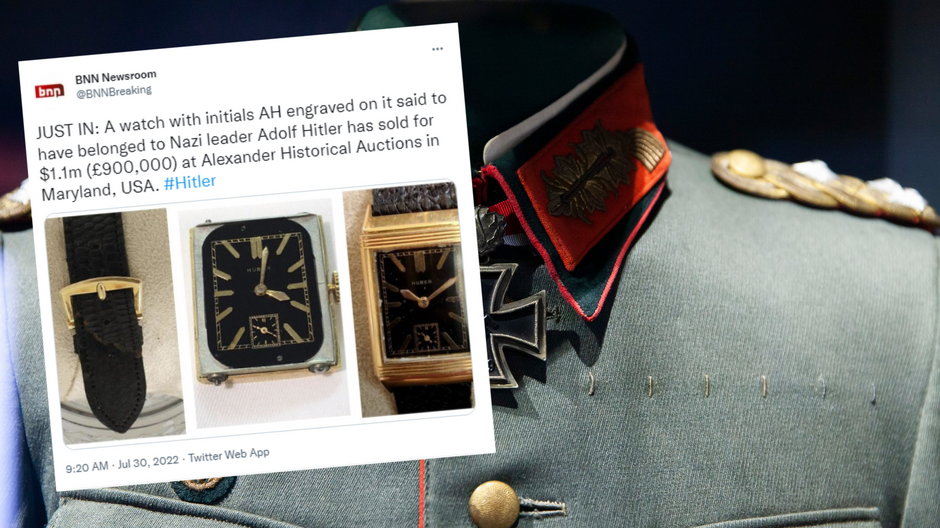 Zegarek Hitlera został sprzedany za 1,1 mln dolarów