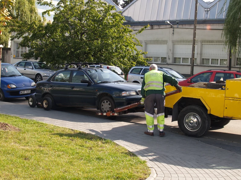 Usunięcie pojazdu z drogi