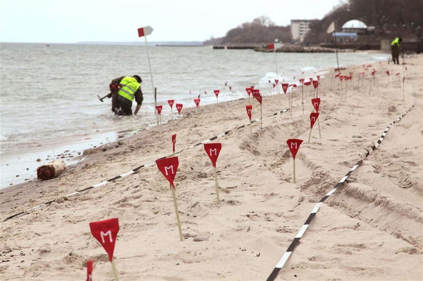 Miny na plaży w Kołobrzegu. Saperzy ostrzegają!