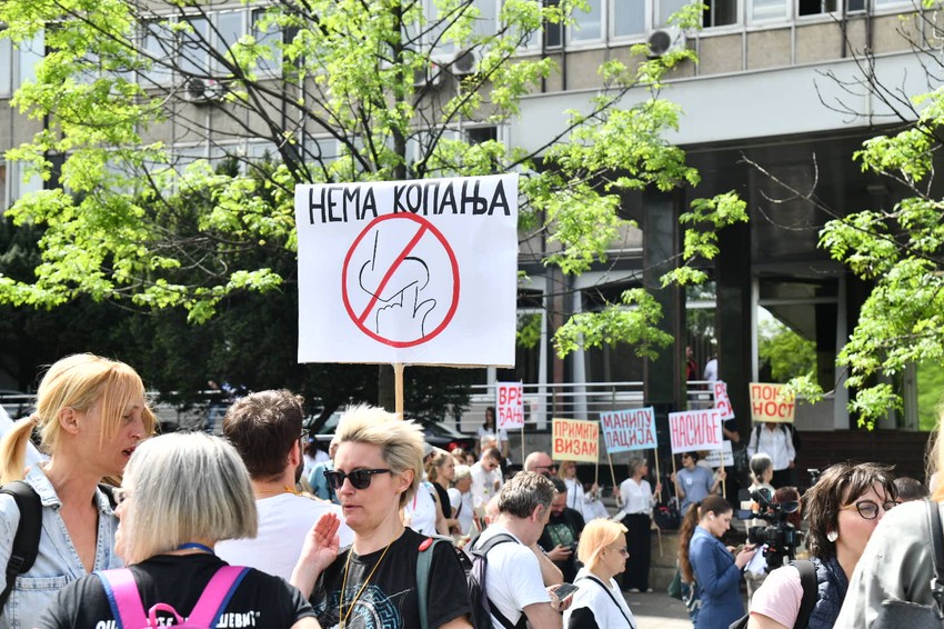 Protest ministarstvo prosvete