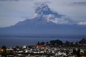 A general view of Calbuco volcano spewing ash and smoke near Puerto Varas