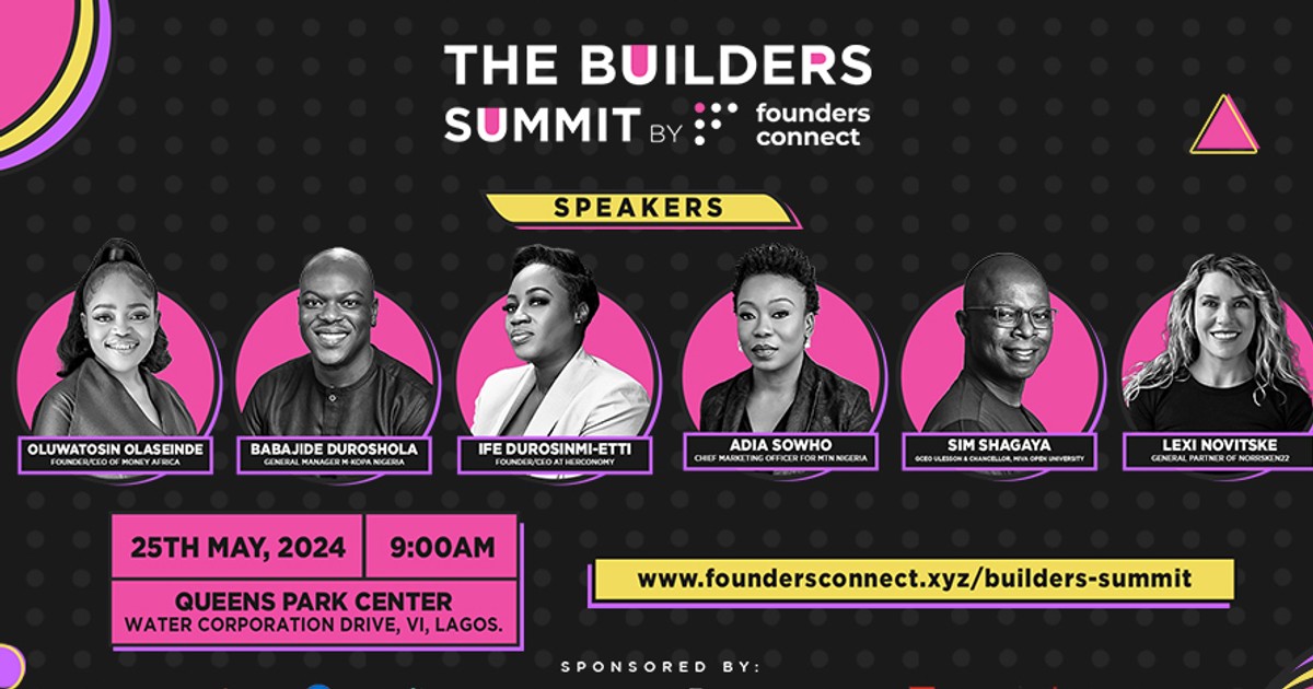 Founders connect live returns with The Builders Summit in Lagos - Vimarsana News