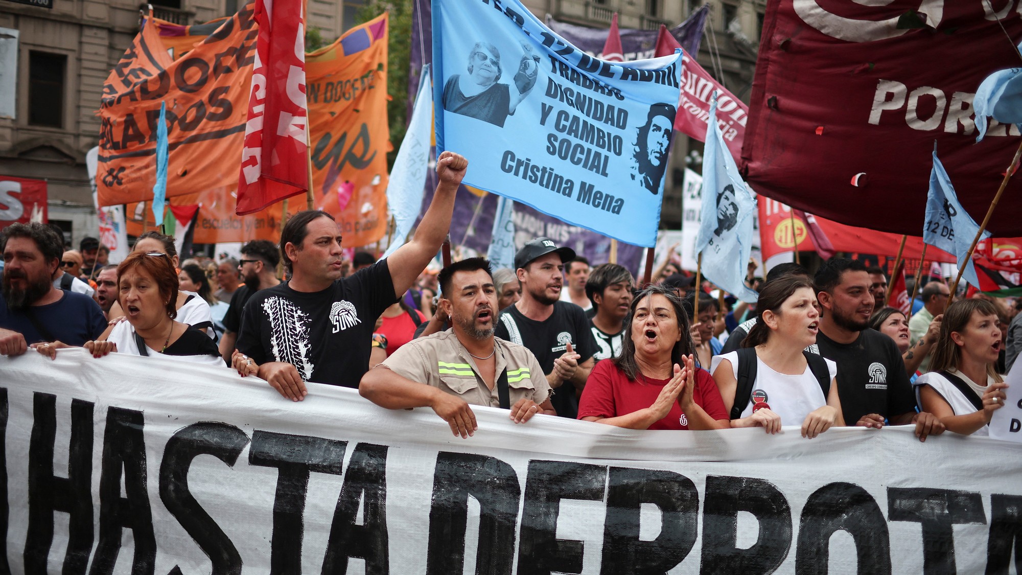 Protest v Argentíne
