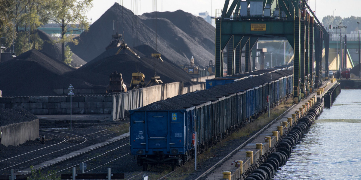 Węgiel z importu w Porcie Gdańsk