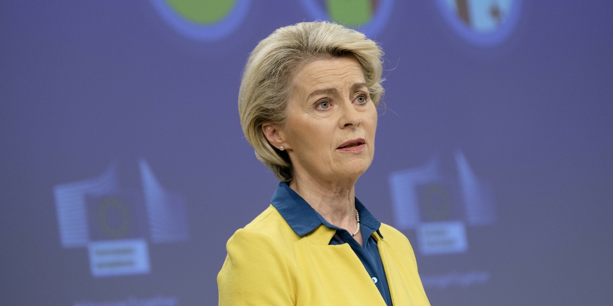 Przewodnicząca Komisji Europejskiej Ursula von der Leyen.