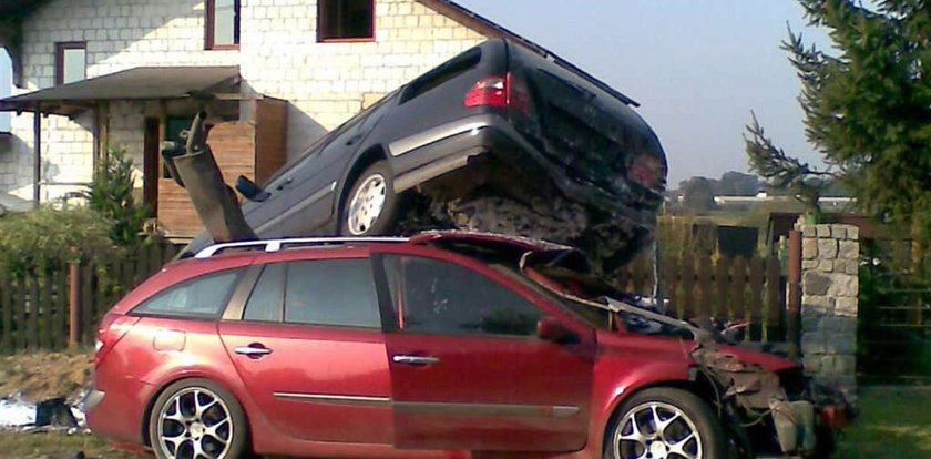 Latające auto pod Iławą