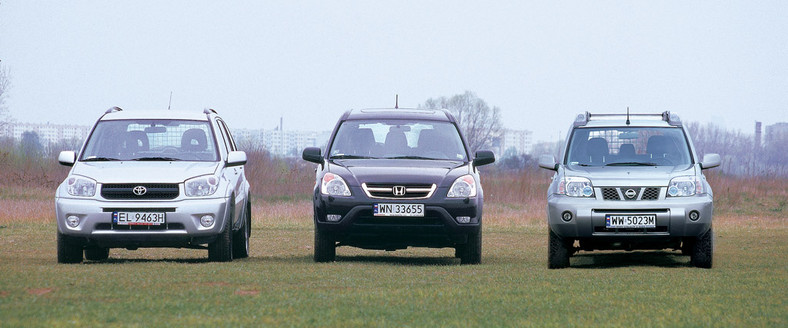 Honda CR-V kontra Nissan X-Trail i Toyota RAV4: pojedynek na szczycie