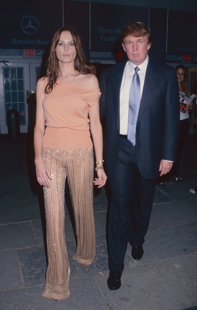 Melanija i Donald Tramp  2003. godine