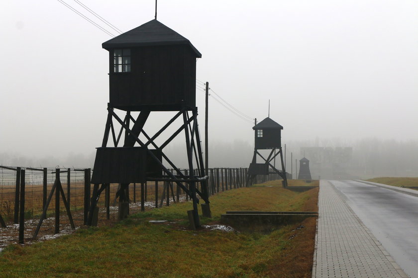 Majdanek na fototapecie