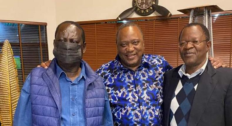 Details of Uhuru Kenyatta's visit to Raila Odinga's home in Karen