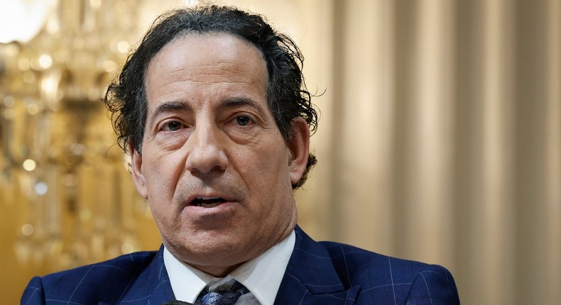 Democratic Rep. Jamie Raskin of Maryland delivers remarks during the final meeting of the January 6 committee on December 19, 2022.Chip Somodevilla/Getty Images