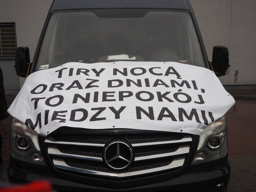 Protest mieszkańców Nowosolnej