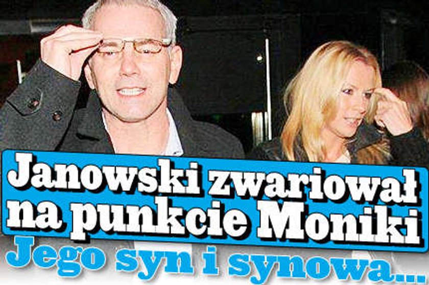 Janowski zwariował na punkcie Moniki. Jego syn i synowa...