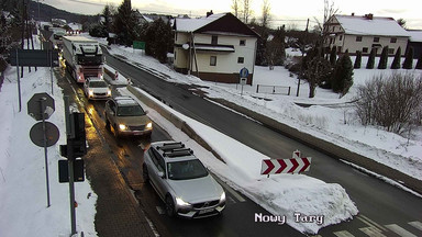 Cztery godziny z Zakopanego do Krakowa. Duży ruch na zakopiance