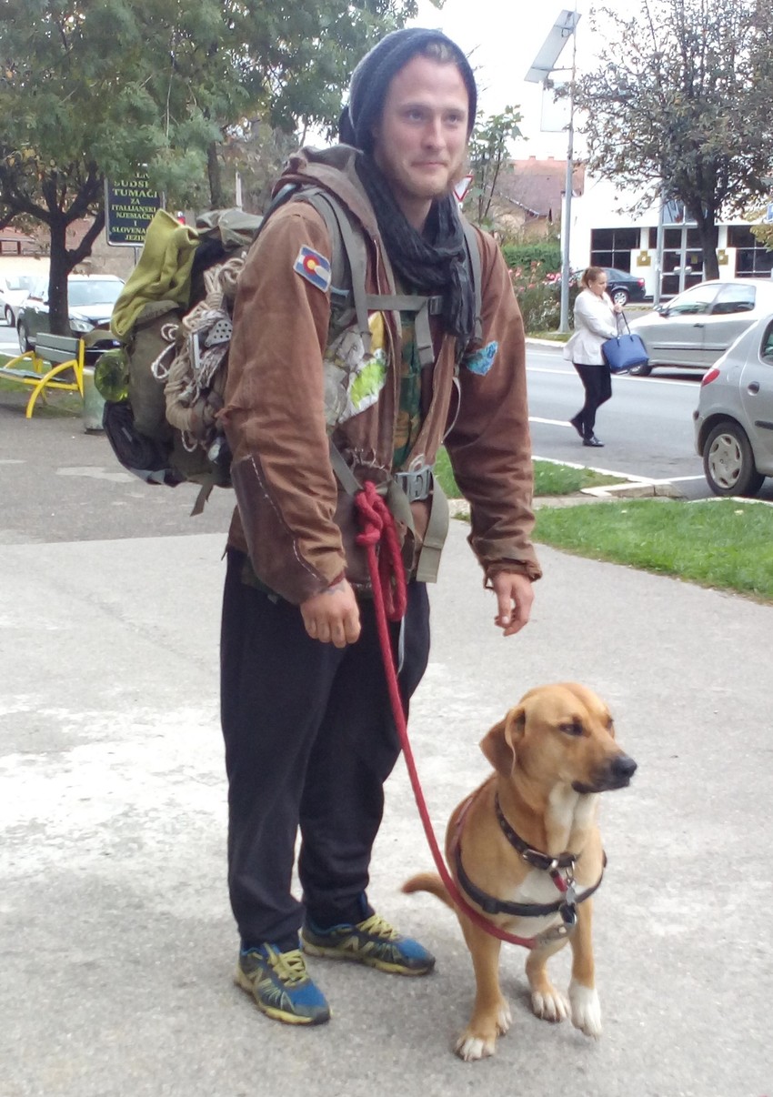 Eliot Otero i njegov pas Marko Polo iz Gradiške se zaputili prema Hrvatskoj