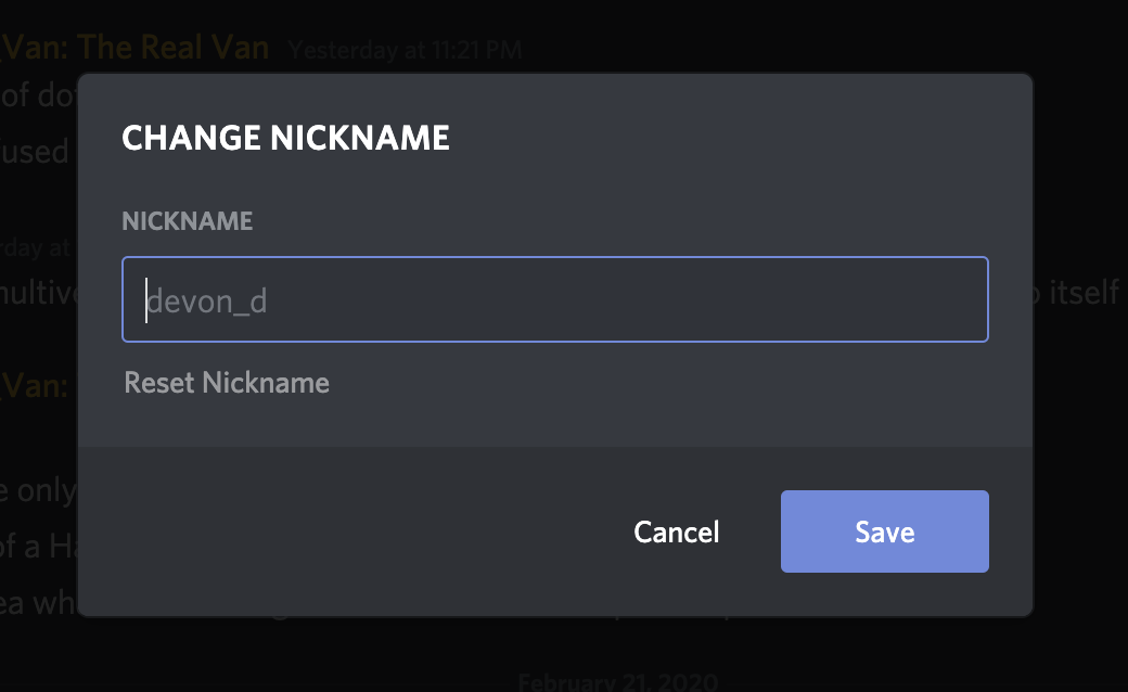 How To Change Your Nickname On Discord For A Particular Server Or Change Your Username For All Servers Business Insider Africa - what is the creator of roblox nickname