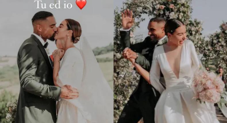 Kevin-Prince Boateng ‘adopts’ wife’s surname on his social media pages