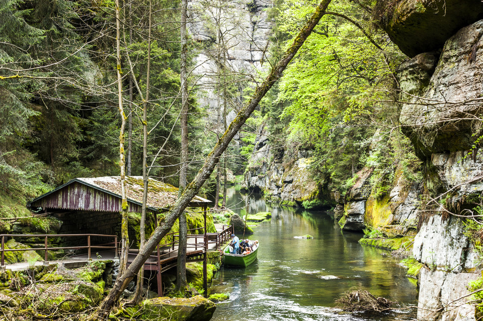 III miejsce w kategorii Przyroda - przełom rzeki Kamenice w Czeskiej Szwajcarii (Soutěsky Kamenice) - 136 tys. gości