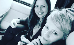 Kożuchowska i Kulesza na wspólnym zdjęciu z czasu studiów