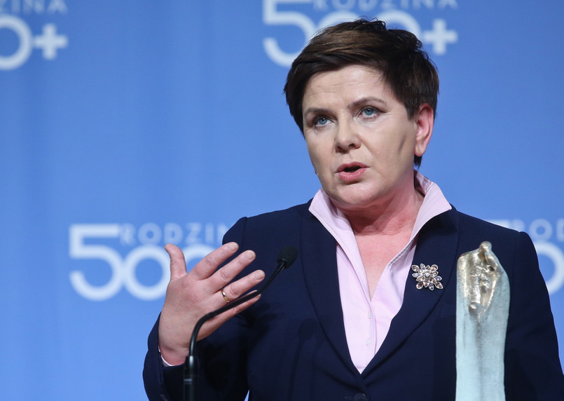 Beata Szydło przemawia na konferencji "Przyszłość i zdrowie polskiej rodziny" w Grodzisku Mazowieckim