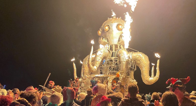 Burning Man has become a favorite event for the rich tech set.Julie Jammot/Getty Images