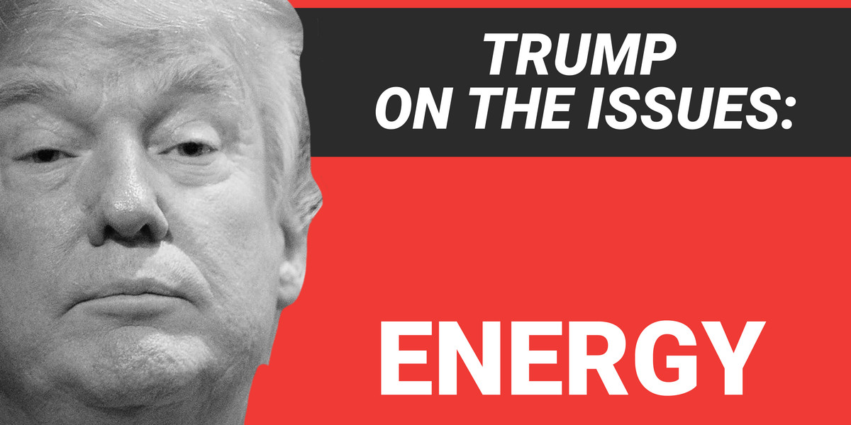 Here's where Donald Trump stands on energy issues