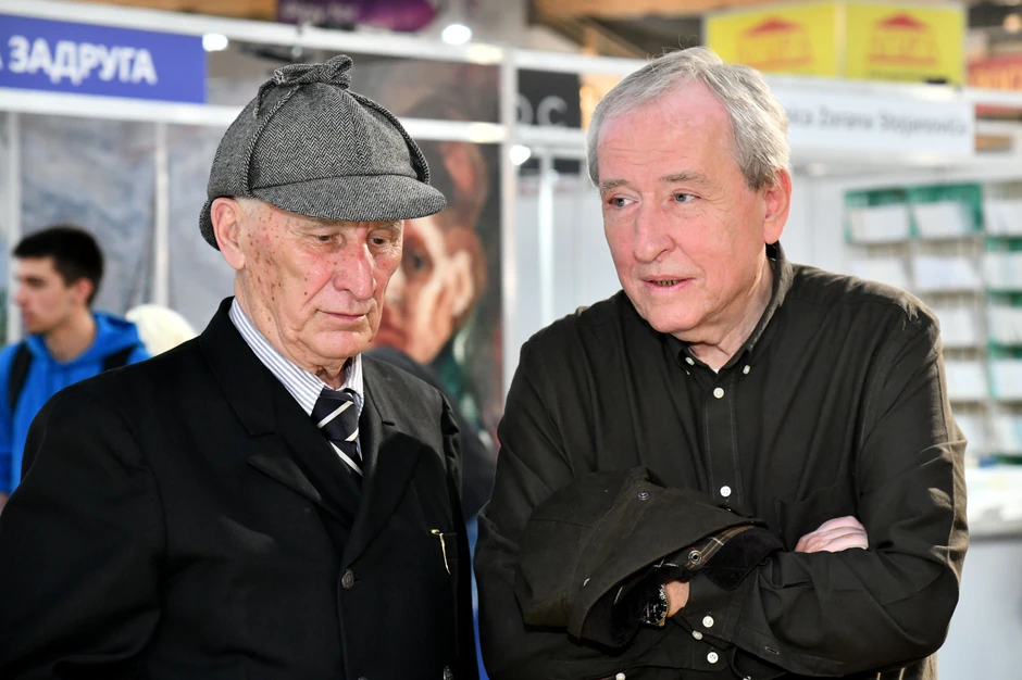 Matija Bećković i Miloš Radović