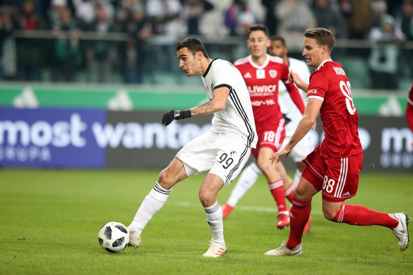 Pilka nozna. Ekstraklasa. Legia Warszawa - Piast Gliwice. 15.12.2018