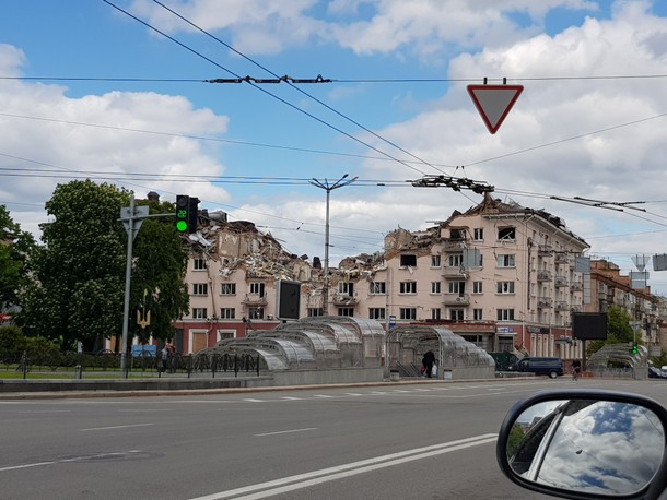 Czernihów, Hotel Ukraina. Fot. Olga Chernenko, archiwum prywatne.