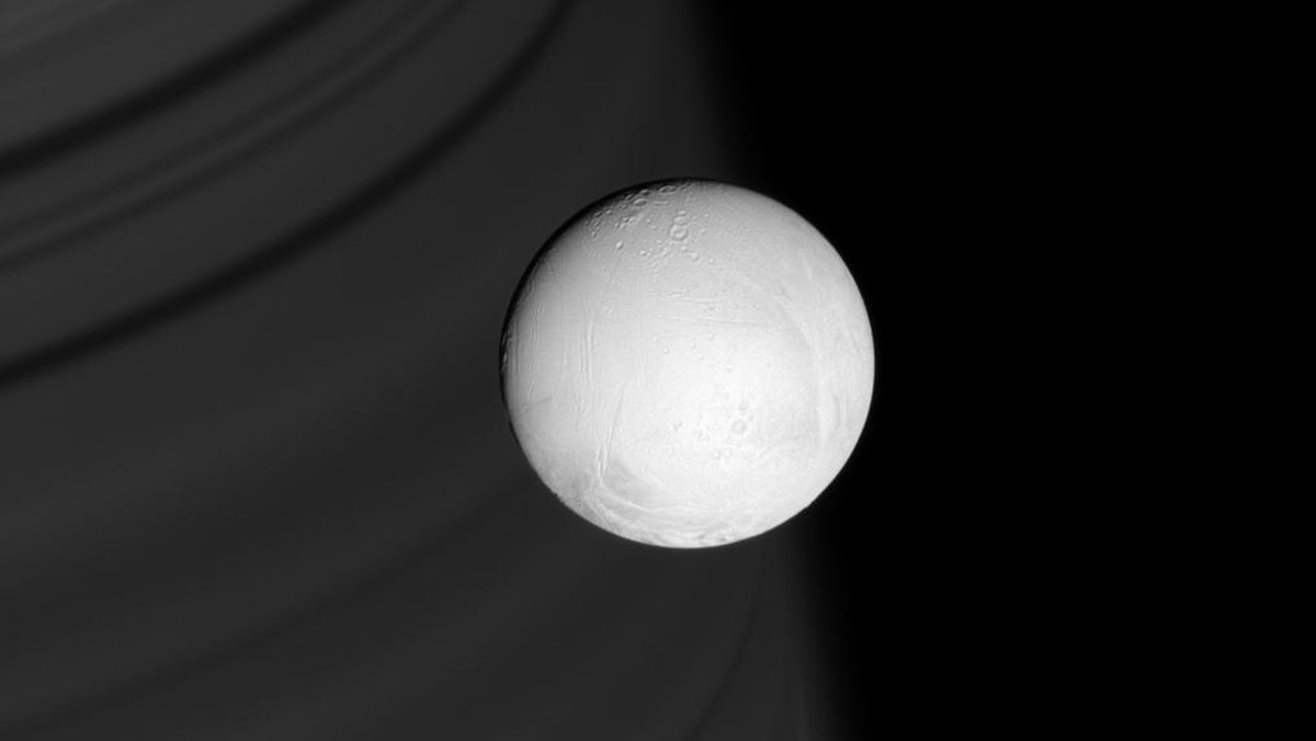 Enceladus - księżyc Saturna - pod warstwą lodu skrywa ocean, w którym mogą być warunki do istnienia życia - ogłosiła NASA. - Żeby poszukiwać życia, nie musimy nawet lecieć poza Układ Słoneczny - komentuje popularyzator astronomii Karol Wójcicki.