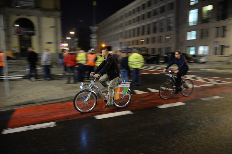 Otwarcie ul. Świętokrzyskiej w Warszawie