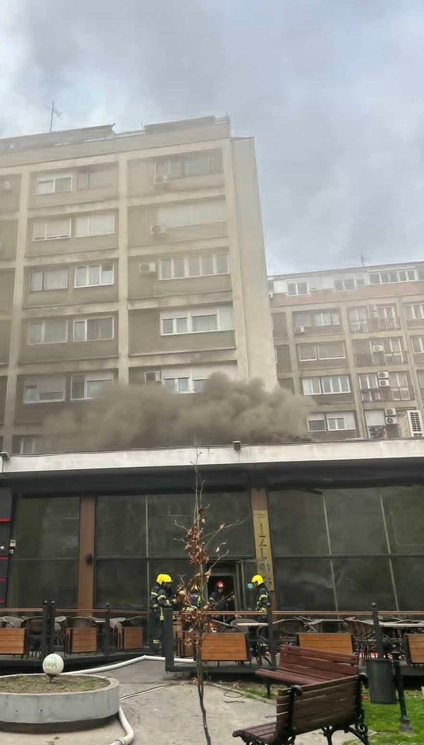 Požar kod Paliluske pijace