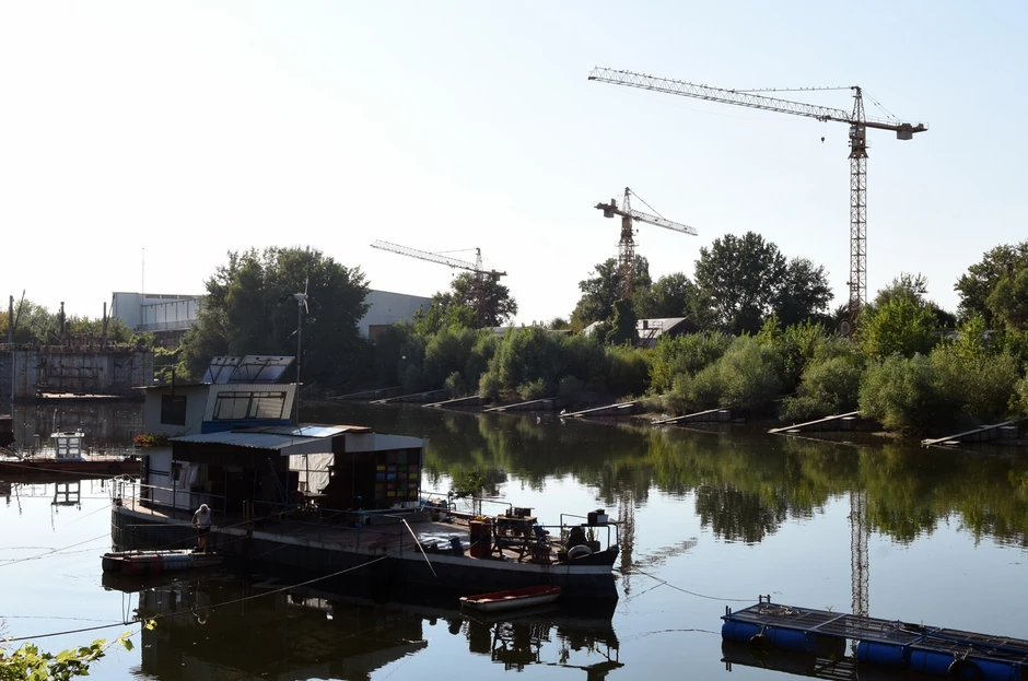 Brodogradilište, pogled sa Ribarca