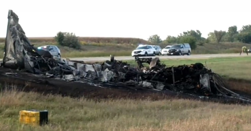 Od kamiona nije ostalo gotovo ništa