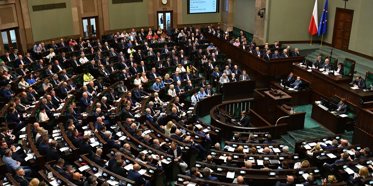 Sejm odrzucił kluczowe poprawki Senatu do nowelizacji ustawy o Sądzie Najwyższym.