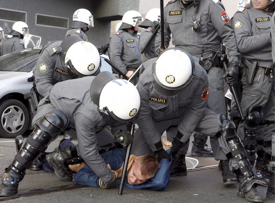 AUSTRIA SERBIA KOSOWO NIEPODLEGŁOŚĆ PROTEST