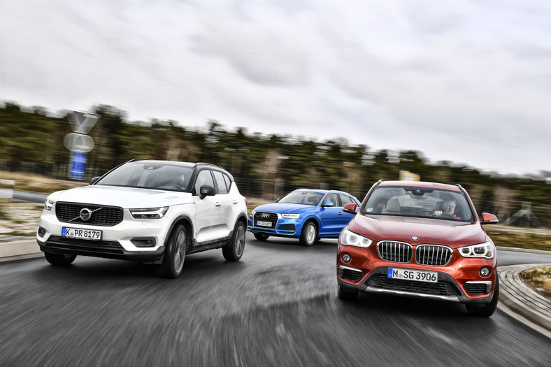 Drzwi do klasy premium otwarte? Porównanie: Volvo XC40 vs. Audi Q3, BMW X1