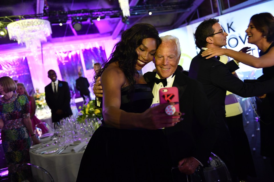 Serena Williams i Giorgio Armani