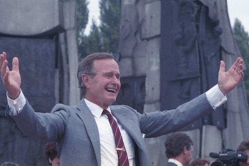 George Bush w Polsce 1989