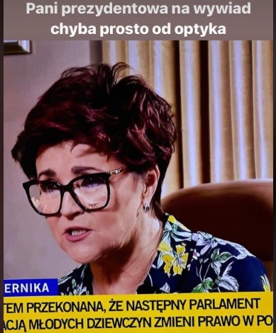 Jolanta Kwaśniewska zaliczyła wpadkę