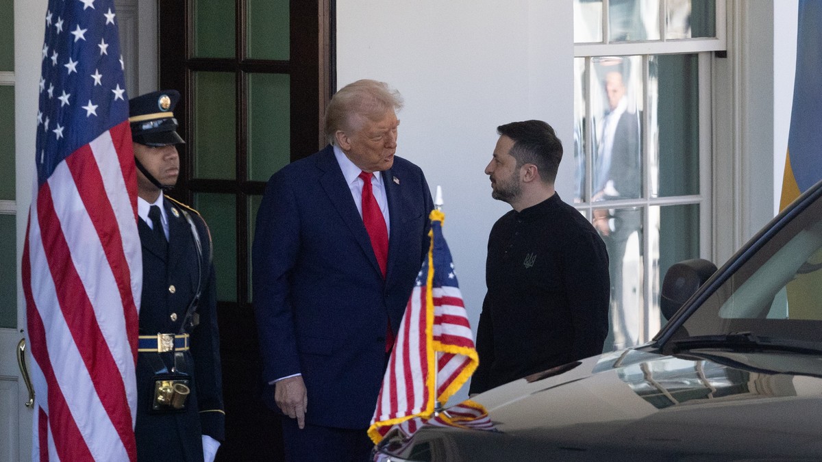 Donald Tramp i Volodimir Zelenski