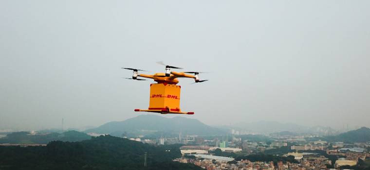 DHL chce dostarczać paczki przy pomocy dronów